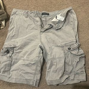 Size 34 Grey Aeropostale cargo shorts